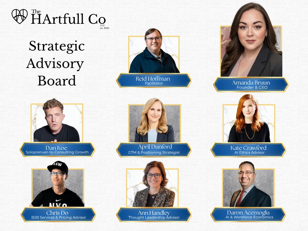 Strategic Advisory Board — Amanda Bruun, The HArtfull Co